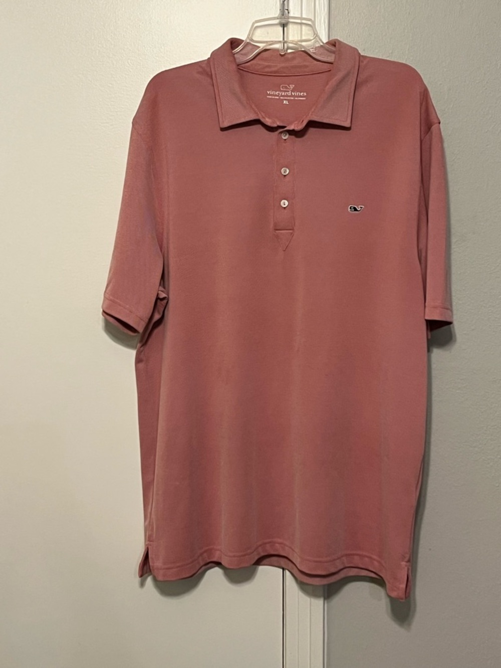 Vineyard Vines Dusty Rose Polo Shirt Size XL